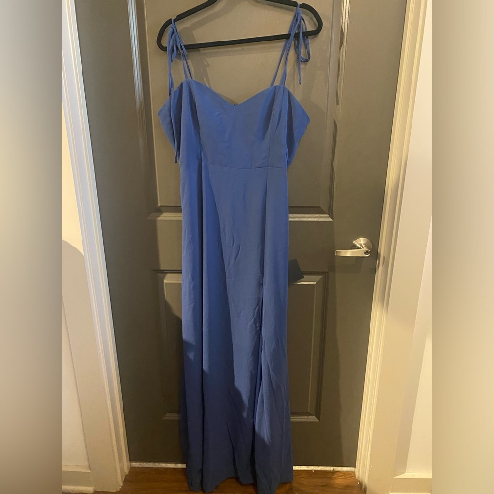 Lulus Elegant Blue Maxi Dress